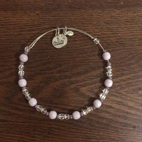 BUNDLE Alex and Ani purple beaded bracelets - Picture 2 of 3